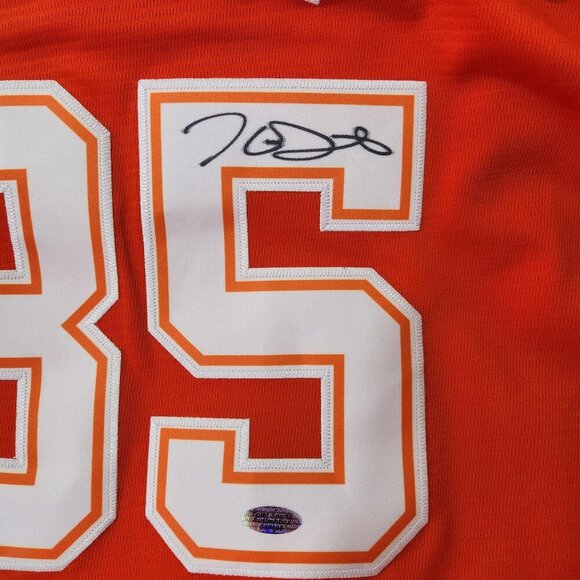 Kevin Durant Texas Basketball Jersey XL Orange White Autographed with Authentica - Picture 2 of 9